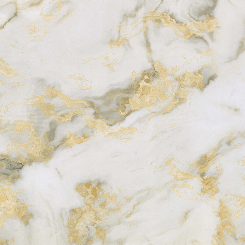 Colorido fondo de apartamento dorado con nubes blancas, decoración de pared, película de transferencia en frío de PET