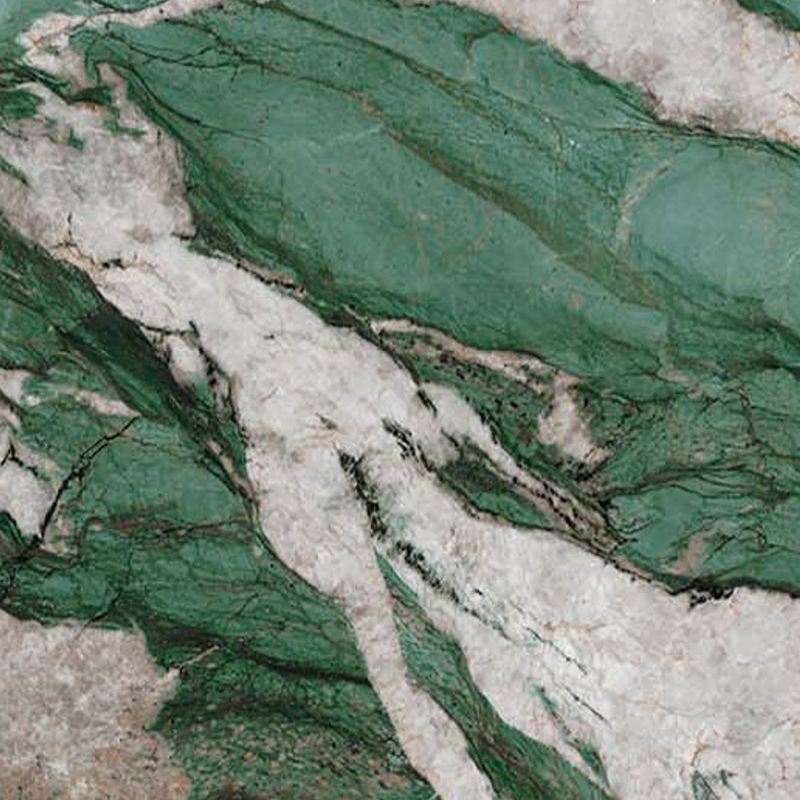 Película de transferencia 3D de fondo de baño con textura esmeralda