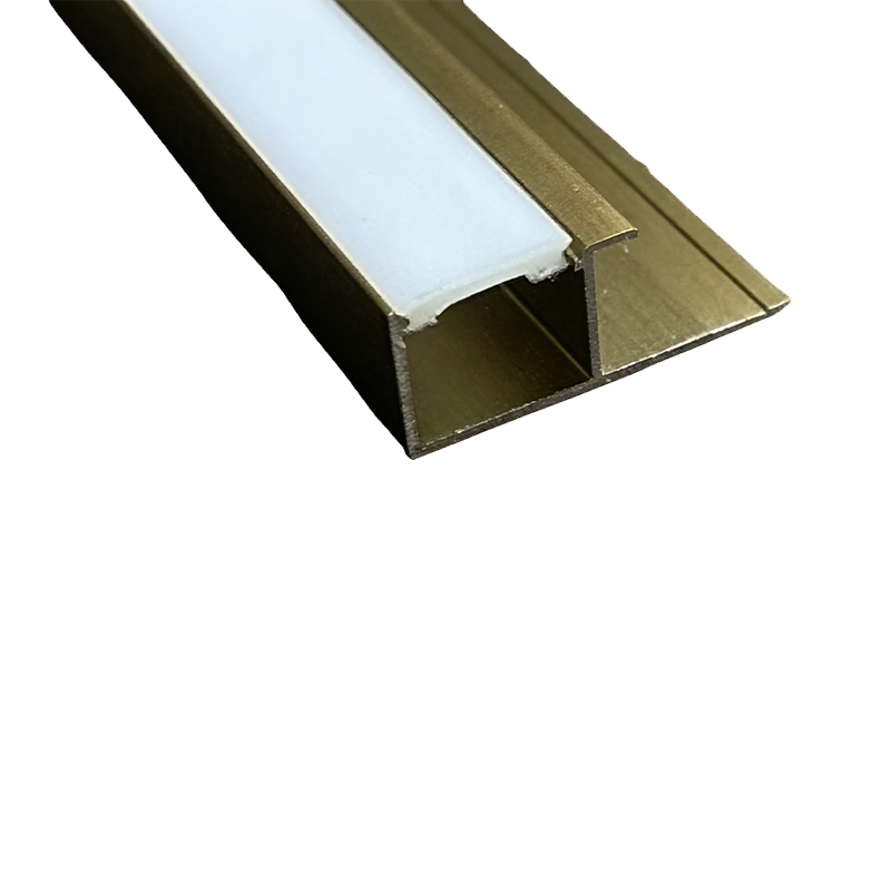 Líneas de aluminio LED empotradas sin costura X8 para carpintería interior moderna